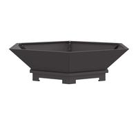 Fire Pit Steel Wood-Burning Outdoor Pits Stylish Grilling Portable for vidaXL