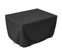 Fire Pit Table Cover for Outland Living 401/403 Outdoor Propane Gas Fire Table, 44 Inch Heavy Duty Waterproof Rectangular Fire Pit Cover, Black