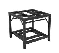 Fire Pit Table with Heater, Foldable Steel Frame, Thick Fabric Cover, High Load Capacity for Living Room or Bedroom