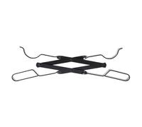 Fire Pit Tongs 26inch Long Fireplace Tongs Clamp Clip Firewood Metal Log Grabber Log Claw Heavy Duty Wrought Iron