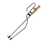 Fire Pit Tongs 3 in 1 Fire Tongs Stick Hook Log Grabber for Pit Multifunctional Portable for Camping