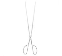 Fire Pit Tongs Carbon Tongs BBQ Charcoal Clamp Tools Matches Firewood Tong Stainless Steel Charcoal Clip Clamp Handle Tong(48X10X0.5CM)