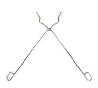Fire Pit Tongs Ire Tongs Fire Pit Firewood Stainless Steel Crucible Clamp Camping(60cm)