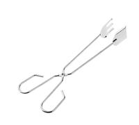 Fire Pit Tongs Outdoor Cooking Grilled Barbecue Tong Convenient BBQ Tool Stainless Steel Grilled Clip Barbecue Stainless Steel Accessories(26CM)