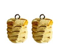 Fire Poi Replacement 7.5 * 6cm Twist Wick Head Only - Spinning Flow Arts Movement Juggling Show Props 2 Pcs
