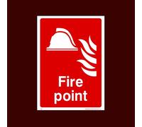 Fire Point Sticker/Self Adhesive Sign - Fire, Alarm, Extinguisher, Fire Exit, Arrow, Switch, Call Point - (FE12)