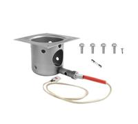 Fire Pot & Ignitor Kit for Pellet Grills 14-Gauge Steel 7 Air Holes | Includes both the fire pot and ignitor for a full burner replacement in a single kit.