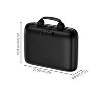 Fire Proof Money Bag for Cash,13 Pocket Secure Storage Zipper Holder | with Lock Fireproof Pouch - for Valuables Important Papers Passports Social Security Card Power Bank