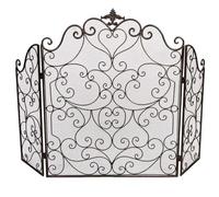 Fire Protection Screen - Black Mesh Stove Fireguard for Baby Safety (W880)