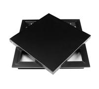 Fir Attic Ceiling Access Door, Aluminum Frame Galvanized Sheet, Emergency Access Lid, Recessed Metal Panels(45 * 45cm/17.7 * 17.7in)