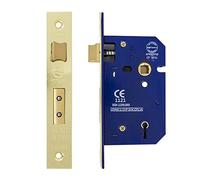 Fire Rated Electro Brass 5 Lever Sashlock 63 mm CE Rated