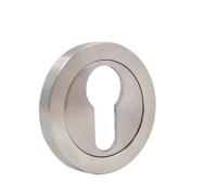 Fir Euro Concealed Fix Escutcheon, Solid Metal, 52x7mm, for Euro Profile Cylinders, Fire Door Compatible