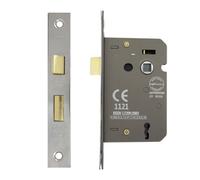Fir Nickel Plated C 3 Lever Sashlock 63 mm By I-Ce Locking Systems