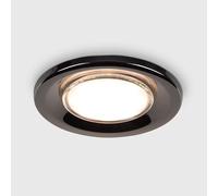 ValueLights Black Chrome Warm White LED Ceiling Downlight 4 Pack - Wilko