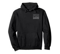 Fire Rescue Department Firefighters Firemen Uniform Duty Pullover Hoodie