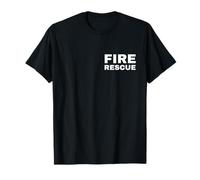 Fire Rescue Department On Duty Front And Back Both Sides T-Shirt