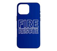 FIRE RESCUE FIREFIGHTER UNIFORM TEE FLORIAN CROSS Case for iPhone 16 Pro Max