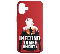 Fire Rescue Inferno Tamer On Duty Quote Wildland Firefighter Case for iPhone 16 Plus