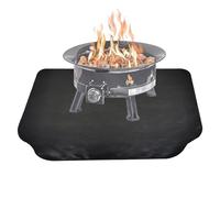 Fire Resistant Fireplace Mat - Landing Floor Protector, Heat Resistant Safety Mat for Hearth | Anti Slip Fire Pad, Spark and Ember Barrier Mat for the