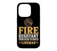 Fire Resistant From Head to Boots Lineman Arc Flash Lineman Case for iPhone 14 Pro