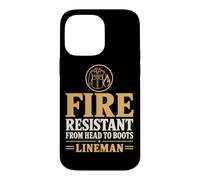 Fire Resistant From Head to Boots Lineman Arc Flash Lineman Case for iPhone 14 Pro Max