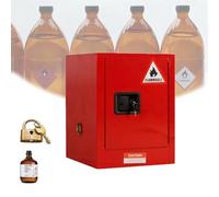 Fire Resistant Hazardous Storage Cabinet for Flammable Liquids & Chemicals, Adjustable Shelves, Industrial and Laboratory Grade, 22 Gallon Capacity