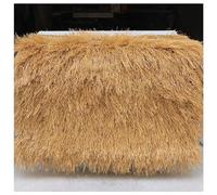 Fire-Resistant Synthetic Thatch Roofing Roll - Durable Artificial Thatch for Bar, Patio, Garden Decor (Size: 1x10m/3.2x32ft, Color: Yellow)