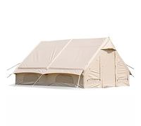 Fire Retardant 4M Inflatable Tent, Outdoor Glamping Camping Cabin Tent, Inflatable Outdoor Shelter Camping Hub Tent for Family, Outdoor, Camping, Hiking and Mountaineering
