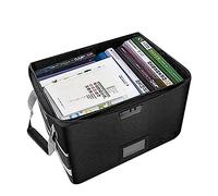 Fire Retardant Documents Box Waterproof Fireproof Storage Box Safe Fireproof Storage Box Large Capacity File for Legal Cash File Fireproof Document Bag with Lock