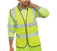Beeswift Fire Retardant High Visibility Waistcoat Saturn Yellow L