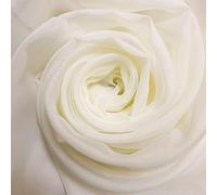 FIRE Retardant Ivory Plain Voile Net Curtain Fabric 58 Inches Wide. Sold by The metre.