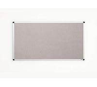 Fire Retardant Light Grey Felt Noticeboard Office, Home and Schools - 2400mm x 1200mm