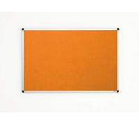 Fire Retardant Orange Felt Noticeboard Office, Home and Schools - 1500mm x 1200mm