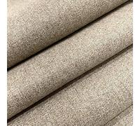 Fire Retardant Rustic Tweed Faux Wool Look Chevron Woven Herringbone Upholstery Fabric by The Metre - Sand