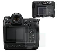 Fire Rock Top+LCD TG Screen Protectors for Nikon Z9 Z8 Camera-2Sets | Tempered Glass Screen FIlm for Nikon Z9 z8 DSLR, Ultra-Clear, Anti-Scratch, High Hardness, Camera Screen Cover