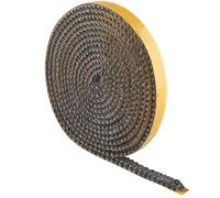 Fire Rope for Wood Burning Stove, Wood Stove Gasket Tape, Self Adhesive Flat Gasket for Stoves and Fireplaces, Heat Resistant Stove Rope for Stove, Chimney, Fireplaces, Oven Door (3mm*10mm*2.5m)