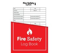 Fire Safety Log Book: A5 Fire Alarm Log Book, Fire Inspection and Testing Register Log, Health and Safety Compliance Record Book for Landlords, Businesses, and Schools | Red Cover