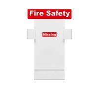 Fire Safety White Log Book Holder (Each)