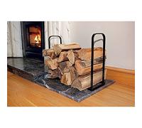 Fire Side Log Store. Plastic Coated Heavy Duty Steel. 45cm L x 16cm W x 35cm H,