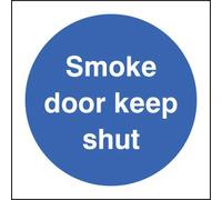 Fire Signs - Smoke door keep shut - Self Adhesive Vinyl