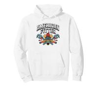 Fire Sprinkler Fitter Eagle American Flag Patriot Pride Pullover Hoodie