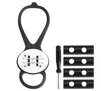 Fire Starter Kit With Shoe, Includes Magnesium, 4 Firestones, And Screwdriver, For Wild Survival, 10.2 X 3.5 In