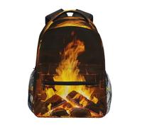 Fire Sticks Firewood Kids Backpack for Boys Girls Student Big Backpacks for Elementary School Shoulder Bag Bookbag
