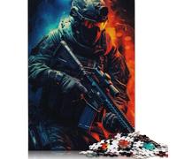 Fire Storm Wooden Puzzles 1000 Piece Jigsaw Puzzles for Adults Educational Game Challenge Toy Christmas Eve Gifts 1000pcs (75x50cm)