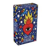 Fire Tarot Cards Tarot for Deck Oracles Guide Game Toy Fournier Fire Tarot by Ricardo Cavolo Blue Color Deck Family Party Fun Cards Games