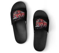 Fire Truck Firefighters House Slippers Shower Slides Shoes
