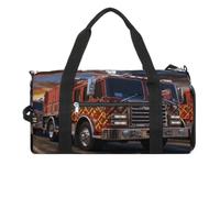 Fire Truck Gym Bag Duffle Bag Travel Bag