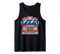 Fire Truck Halloween Costume Pretend I'm A Firefighter Tank Top