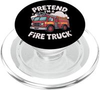 Fire Truck Pretend I'm A Fire Truck Funny Firefighter Lover PopSockets PopGrip for MagSafe