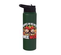 Fire Truck Rescue Enthusiast Firefighter Squad Wee Woo Stainless Steel Insulated Water Bottle